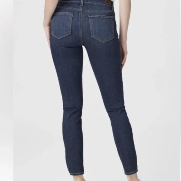 Paige Jeans Verdugo Ankle Skinny Nottingham Medium Blue Denim Stretch Size 28 - Picture 2 of 12